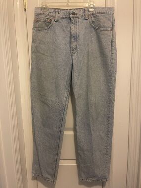 Men’s Levis Light Wash Straight Leg Jeans